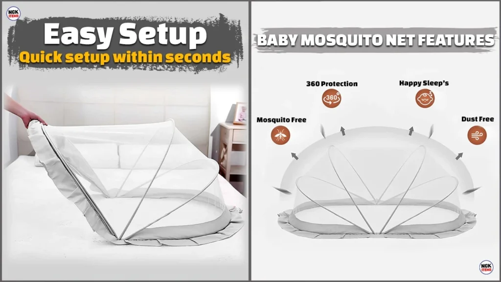 Durable mosquito net for baby