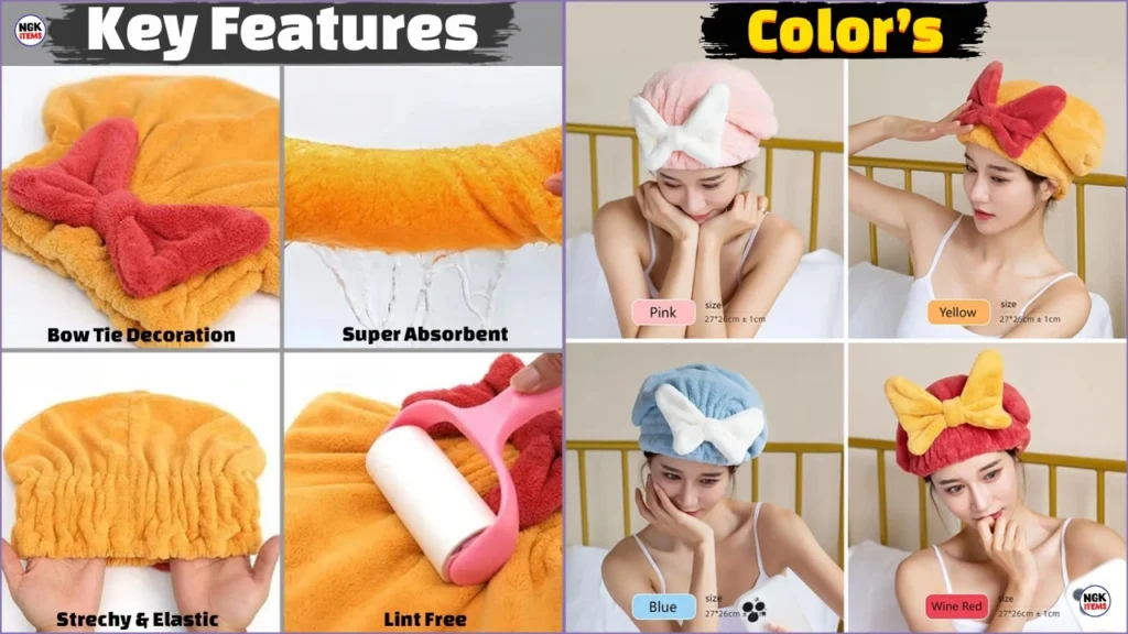 Hair towel for women