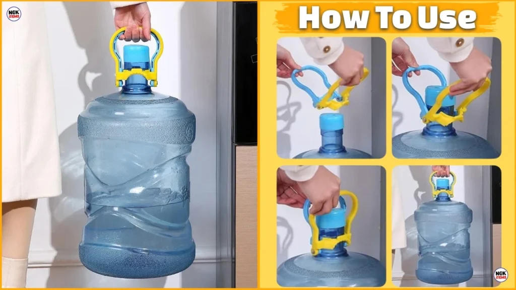 Heavy duty water bottle lifter