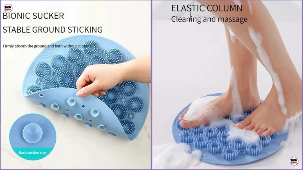 Silicone back scrubber