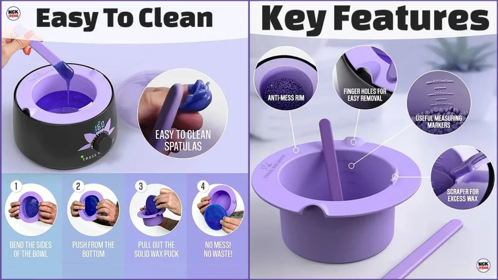 Silicone wax melting bowl