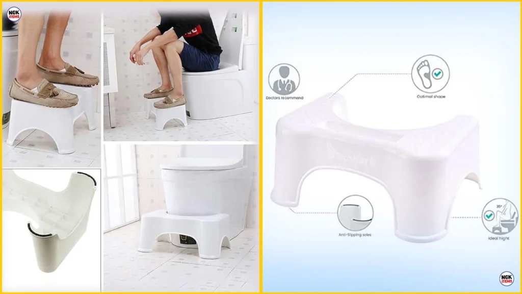 Squat position toilet stool