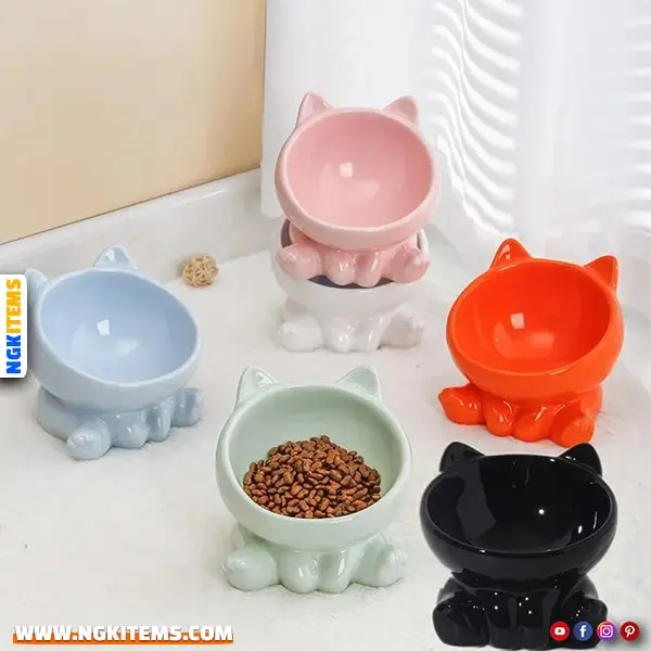 Elevated Cat Food Bowl